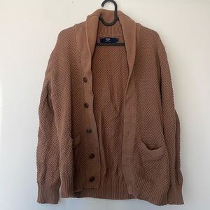 J Crew Camel Knit Cardigan